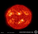 Sun Today | AIA 304 (2011-11-08 16:25:44 - 2011-11-09 14:08:20 UTC)