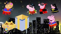 #Peppa Pig Batman Vs Superman Magic Costume Party Finger Family #Nursery Rhymes Lyrics Kids Songs