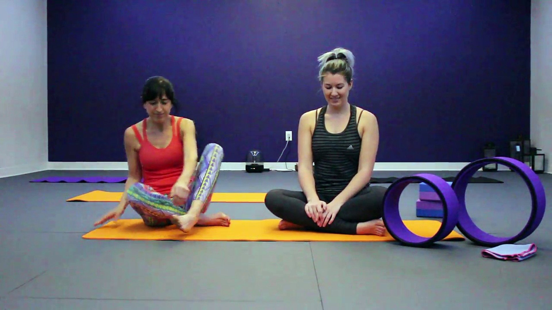 ⁣Yoga Wheel Pose: 10 min Yoga Wheel Sequence || Clever Yoga