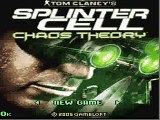 Splinter Cell: Chaos Theory  Menu