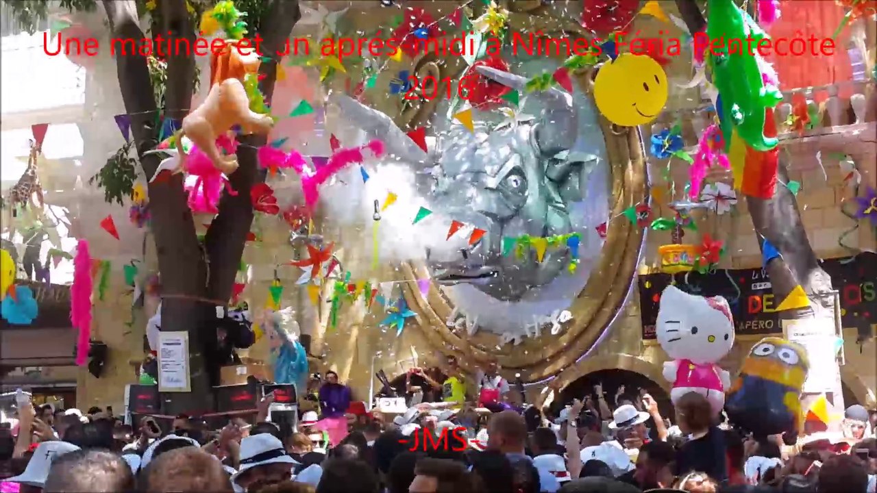 Nîmes-Féria-Spectacles des rues-matin et a.m.-Pentecôte-2016