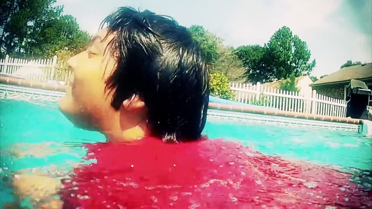 Pool Shark   Shark attacks boy in swimming pool