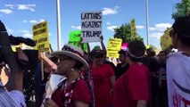 Une manifestation anti-Trump dégénère au Nouveau-Mexique