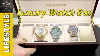 Thomas Earnshaw Luxury Five Watch Box Review - Luxury Lifestyle Channel