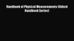 Download Handbook of Physical Measurements (Oxford Handbook Series) Free Books