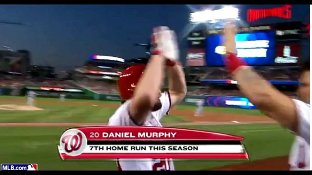 WATCH: Nationals' Daniel Murphy CRUSHES moonshot off Mets' Matt Harvey