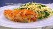 Parmesan-Crusted Chicken With Garlic-Herb Pasta