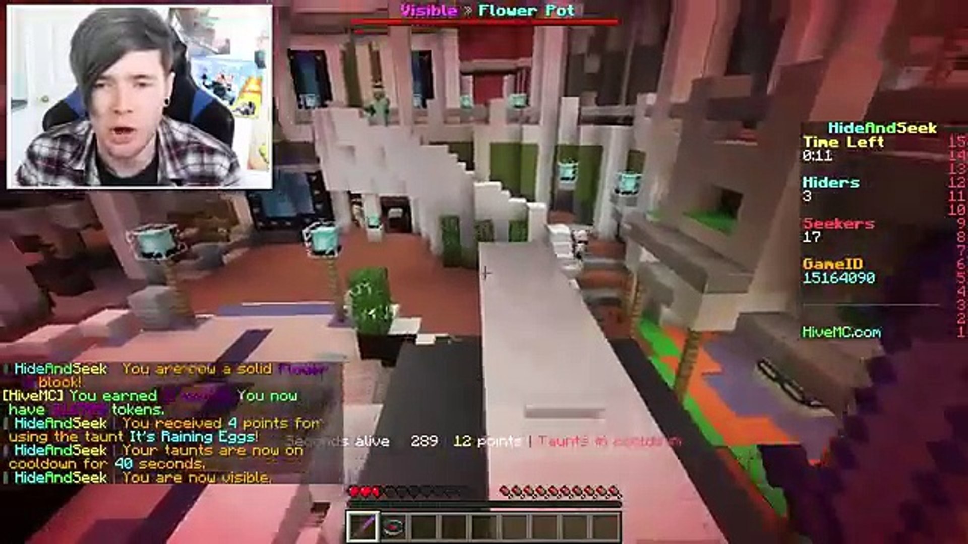 dantdm minecraft hide and seek