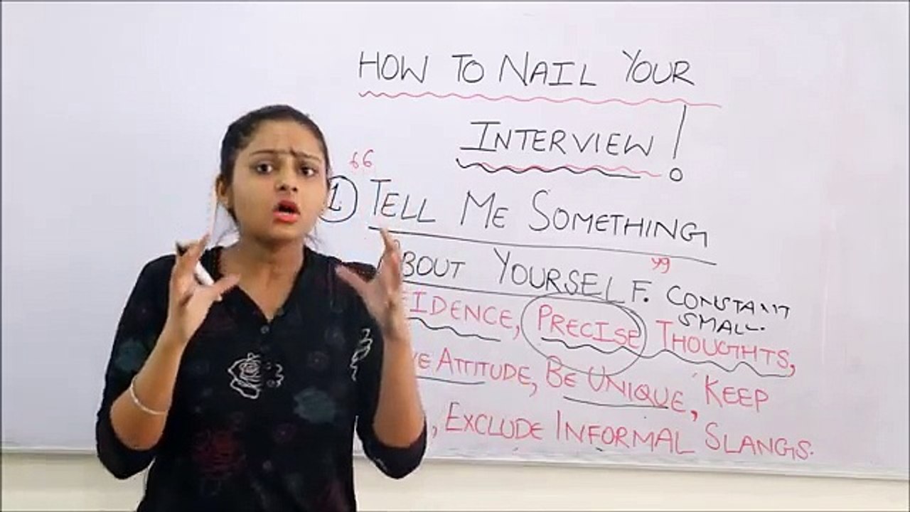 Tell Me Something About Yourself? - Interview Question