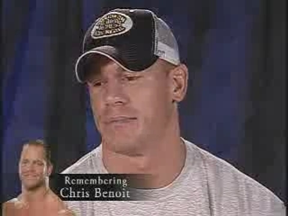 John Cena remembers chris benoit