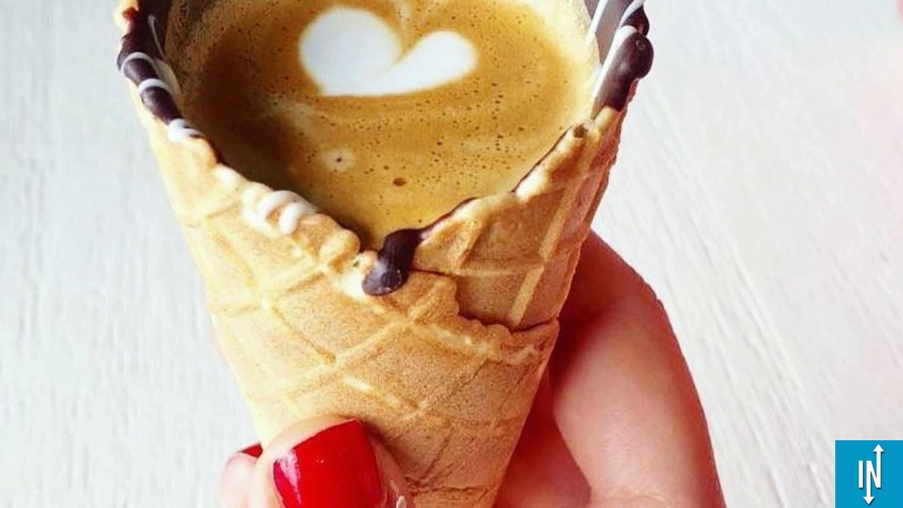 Du café dans des cornets de glace : la nouvelle lubie d'Instagram