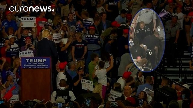 Нью-Мексико встретил Трампа протестами