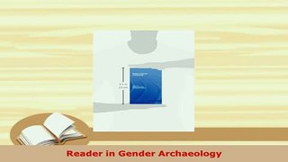 PDF  Reader in Gender Archaeology  Read Online