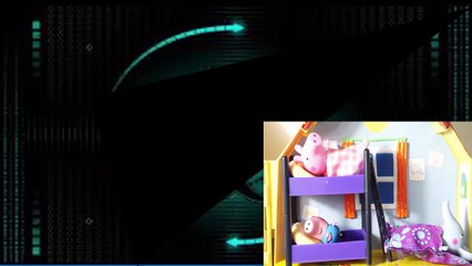 PIG GEORGE'S FAMILY PEPPA PIG WITH WOLF AFRAID! Full in Portuguese