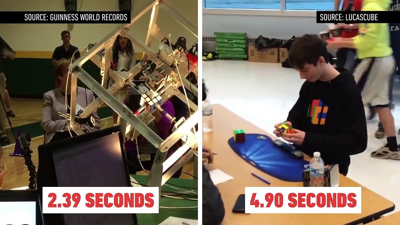 The Verge - Rubik's Cube robot