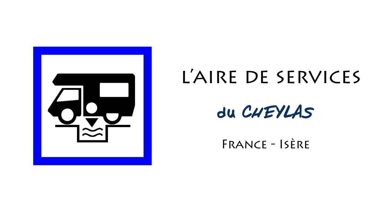 Aire de services pour camping-cars du Cheylas en Isère (France)