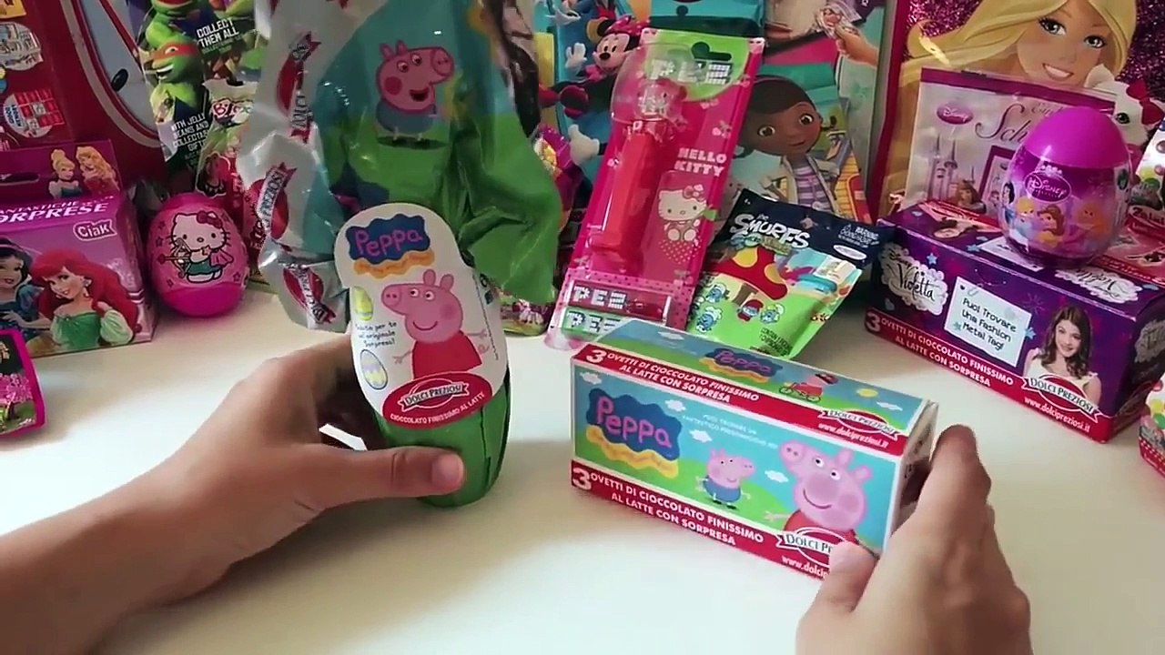 3 Huevos Sorpresa de Peppa Pig un huevo especial