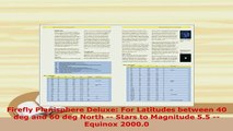 PDF  Firefly Planisphere Deluxe For Latitudes between 40 deg and 60 deg North  Stars to Free Books