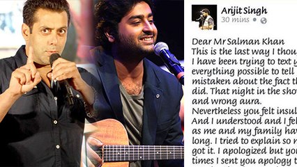 Arijit Singh PUBLICLY APOLOGISES To Salman Khan