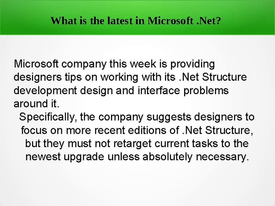 Latest updates in asp.net