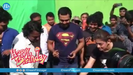 Karthi Celebrating His Birthday With Movie Unit || Kashmora Movie