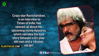 Crazy Star Ravichandran Talks About His Movie Apoorva - Filmyfocus.com