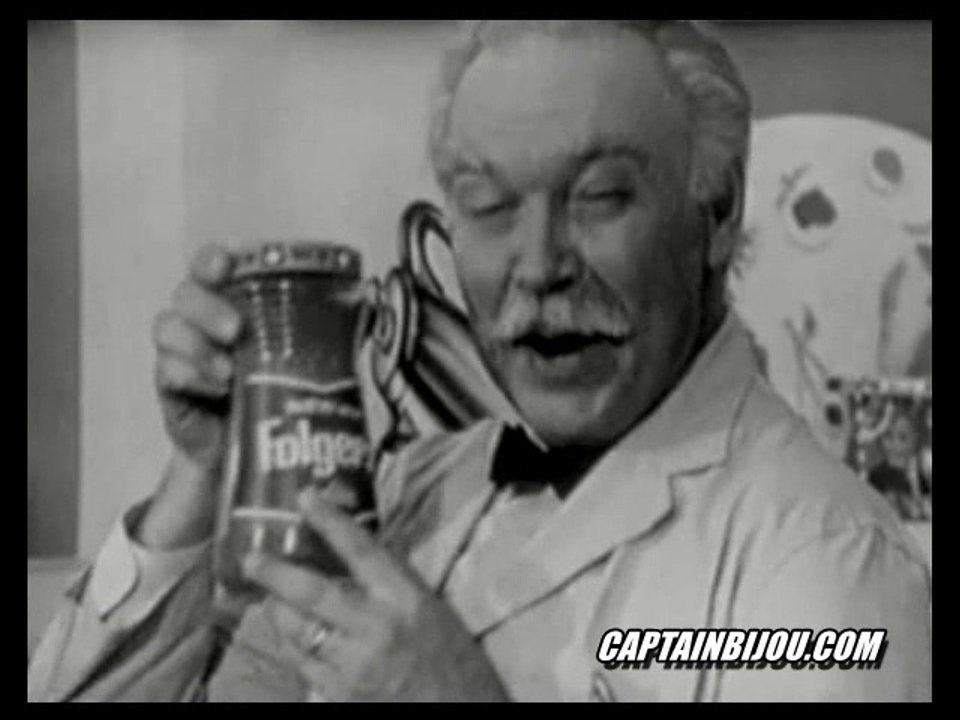 1960s FOLGER'S HUSBAND PLEASING COFFEE COMMERCIAL