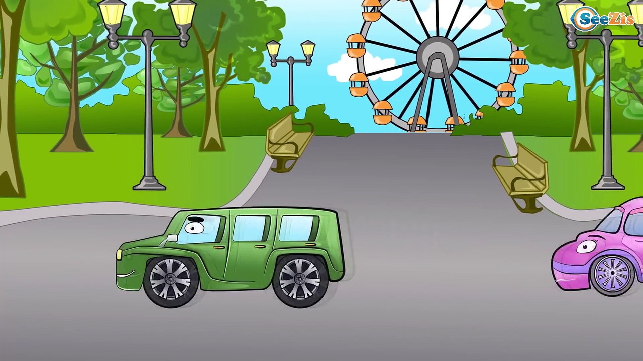 Araba çizgi film türkçe. Polis arabası, Monster Truck — Akıllı arabalar. Tiki Taki Arabalar