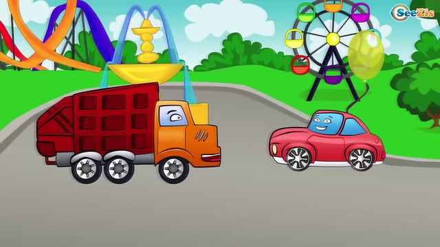 Мультики про машинки. Мусоровоз и Монстр Трак. Вечеринка-сюрприз для друга. Веселые машинки