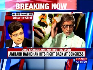 Amitabh Bachchan hits back at Congress