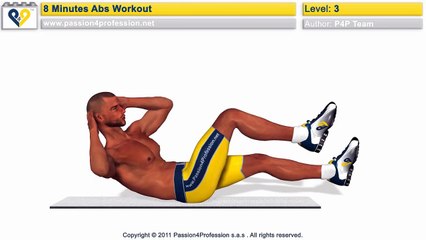 8 Min Abs Workout - Level 3
