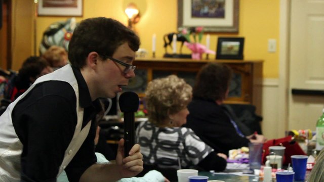 Camron Robertson sings 'Blueberry Hill' Pennsylvania Feb 2016