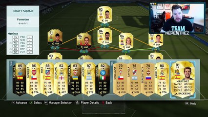 MY HIGHEST RATED FUT DRAFT! - FIFA 16 Ultimate Team