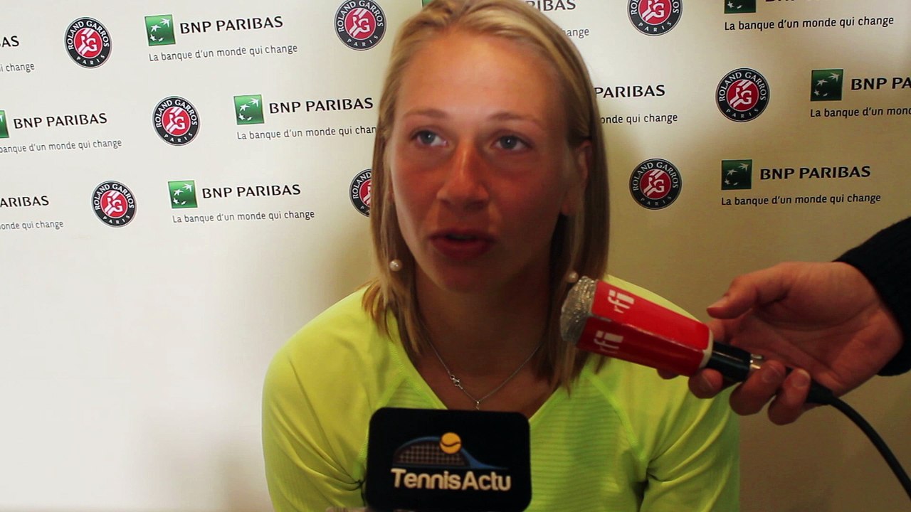 Roland-Garros 2016 - Myrtille Georges : "J'ai réussi à me faire plaisir quand même contre Muguruza"