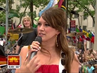 Hilary Duff - The Today Show - Short Interview