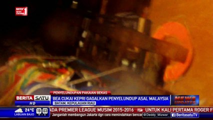 Bea Cukai Gagalkan Penyelundupan Pakaian Bekas dari Malaysia