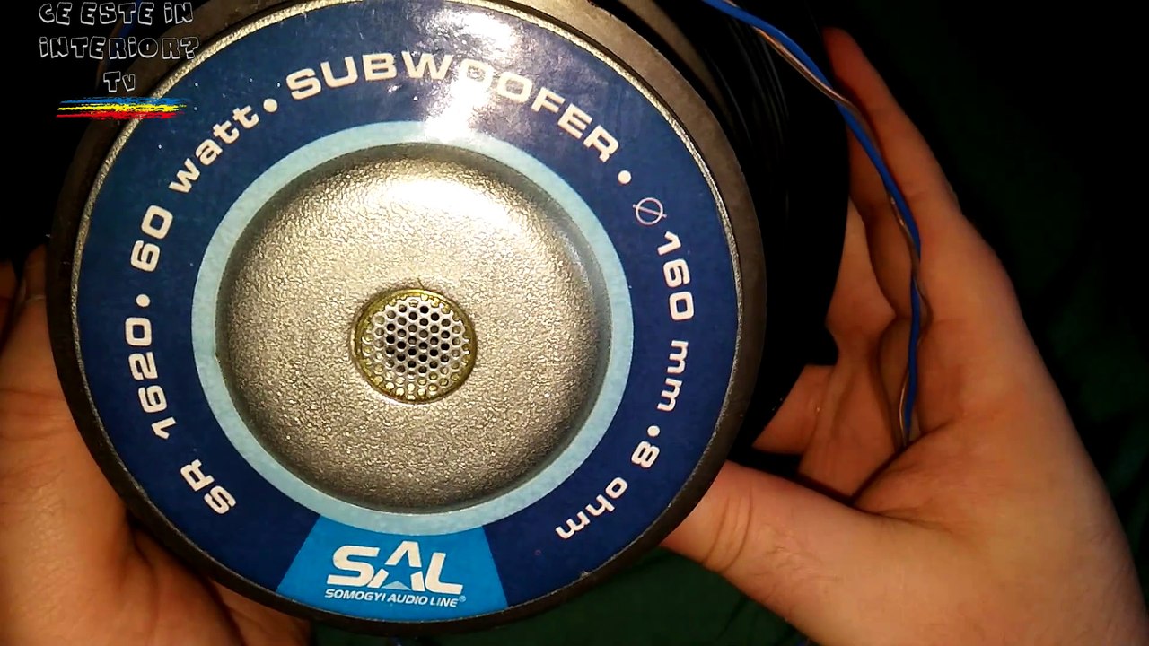 Ce este in interiorul unui difuzor audio? #4
