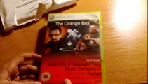 THE ORANGE BOX UNBOXING XBOX 360