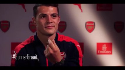 Granit Xhaka First Interview For Arsenal!