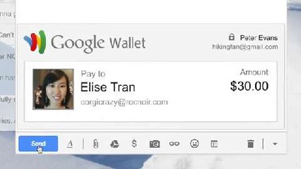 Send money with Gmail and Google Wallet