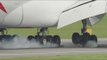 Close-Up Footage of Airbus A380 Take Off and Landing