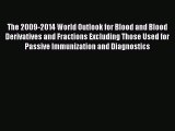 Read The 2009-2014 World Outlook for Blood and Blood Derivatives and Fractions Excluding Those