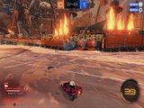 {Rocket League} Salty Kid Rage Quits - Fancy Footwork Wins a 1v2 (DocuTäge)