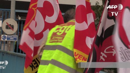 Loi travail : 8e jour de blocage sur le site Total de Feyzin