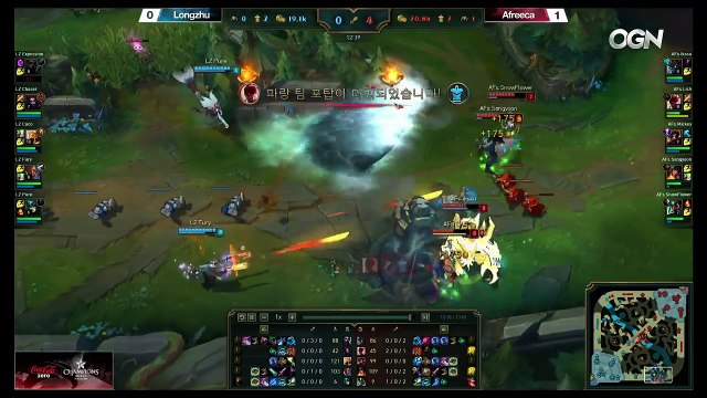 2016 LCK Summer - Group Stage - W1D1: Afreeca Freecs vs Longzhu Gaming (Game 2)