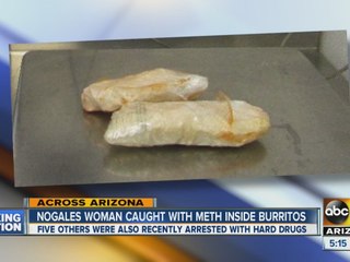 Nogales woman caught with meth inside burritos