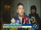 Empresa que daba créditos en Riobamba fue allanada tras denuncias