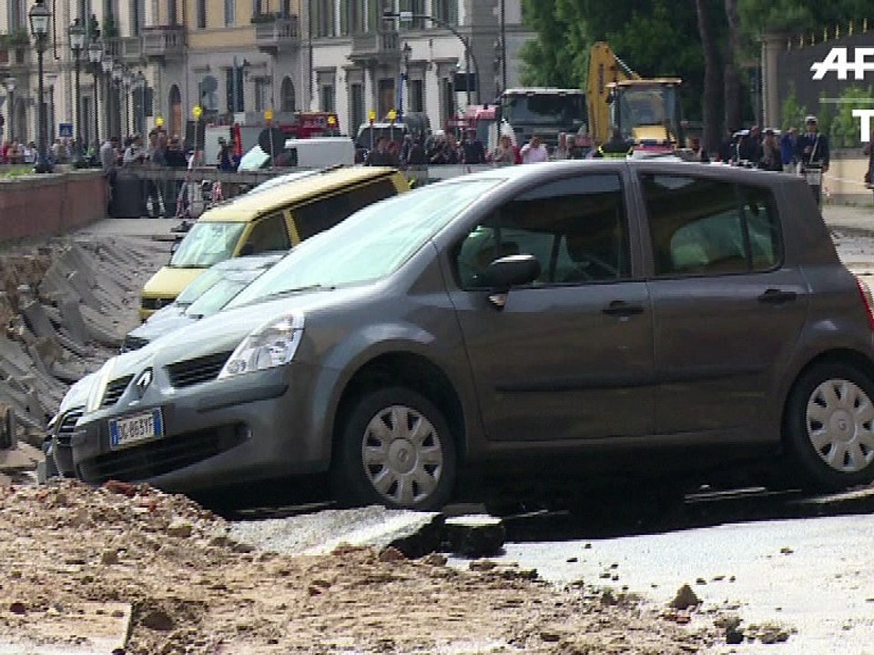 Italie: 200 mètres de quai s'écroulent près du Ponte Vecchio à Florence