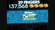 Rock Band 1-29 Fingers EXPERT 137K 99%