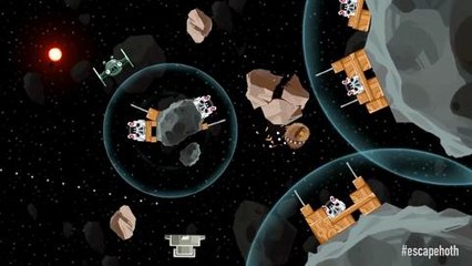 Angry Birds Star Wars: Escape from Hoth gameplay